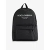 Dolce & Gabbana Logo-print Zipped Backpack In Black