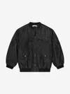 Dolce & Gabbana Logo Bomber Jacket In Black