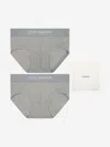 Dolce & Gabbana Pack Of 2 Logo-waistband Boxer Shorts In Grey