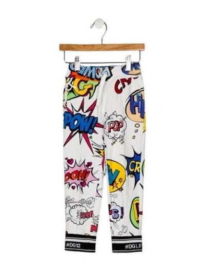 Pre-owned Dolce & Gabbana Babies' Boys' Comic Print Casual Pants In Multi