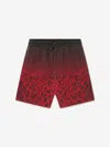 DOLCE & GABBANA BOYS COTTON LEOPARD BERMUDA SHORTS 10 YRS MULTICOLOURED