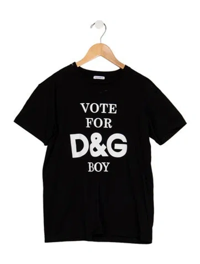 Pre-owned Dolce & Gabbana Kids' Boys' Cotton T-shirt In Multicolor