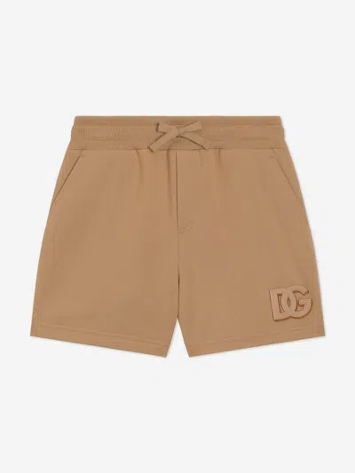 Dolce & Gabbana Kids'  Boys Dg 3d Patch Shorts In Nude