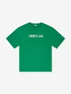 Dolce & Gabbana Dg Vibe-print Cotton T-shirt In Green