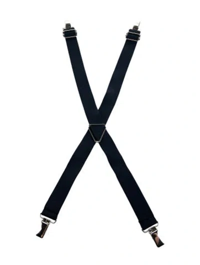 Pre-owned Dolce & Gabbana Kids' Boys' Elastic Suspenders W/ Tags In Blue