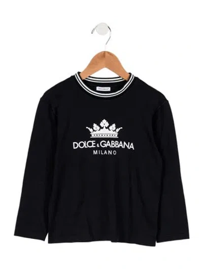 Pre-owned Dolce & Gabbana Babies' Boys' Graphic T-shirt In Blue