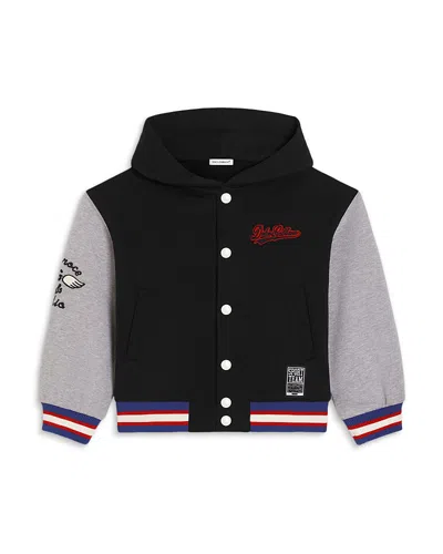 Dolce & Gabbana Boys' Hooded Jacket - Little Kid, Big Kid In Black