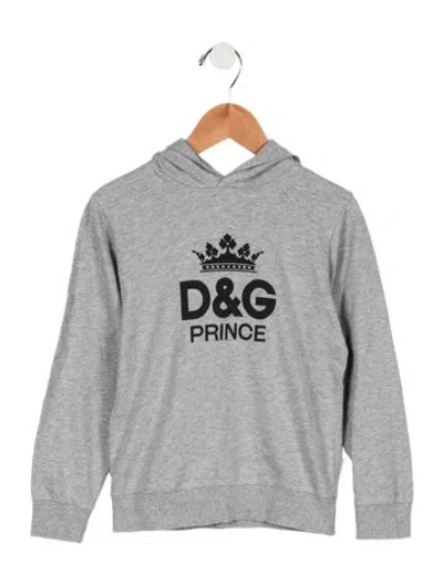 Pre-owned Dolce & Gabbana Babies' Boys' Hoodie In Gray