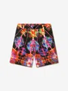 Dolce & Gabbana Bermuda With All-over Graphic Print In Multicoloured