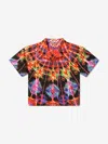 Dolce & Gabbana Luminarie Camp Collar Graphic-print Shirt In Multicoloured