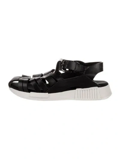 Pre-owned Dolce & Gabbana Kids' Boys' Leather Sandals In Black