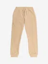 Dolce & Gabbana Boys Logo Joggers In Beige