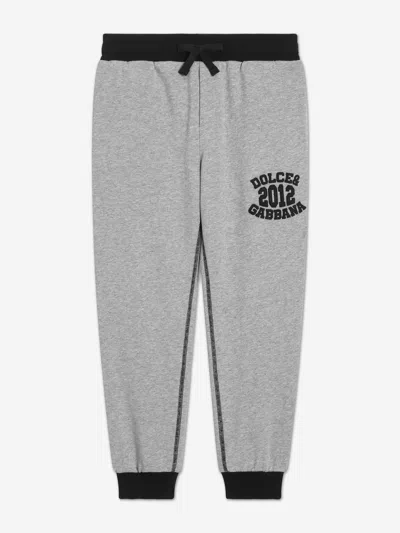 Dolce & Gabbana Babies' Boys Logo Joggers In Gray