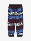 Dolce & Gabbana Boys Logo Joggers In Multicoloured