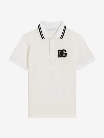 Dolce & Gabbana Boys Logo Polo Shirt