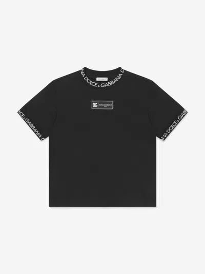 DOLCE & GABBANA BOYS LOGO T-SHIRT