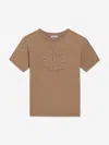 Dolce & Gabbana Boys Logo T-shirt In Brown