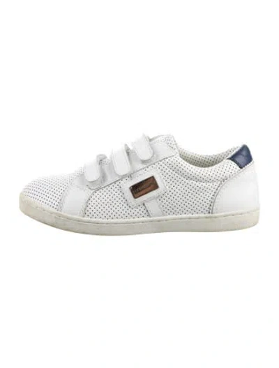Pre-owned Dolce & Gabbana Kids'  Boys' Low-top Sneakers In White