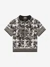Dolce & Gabbana Majolica-print Shirt In Black