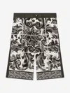 Dolce & Gabbana Maiolica-print Shorts In Black