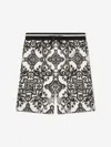 Dolce & Gabbana Majolica-print Shorts In Black