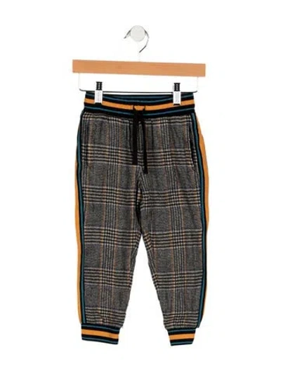 Pre-owned Dolce & Gabbana Babies' Boys Pattern Sweatpants In Black