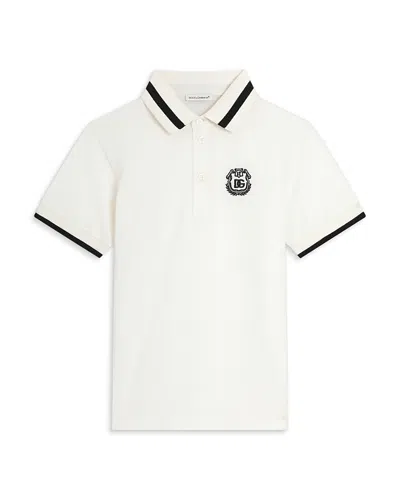 Dolce & Gabbana Boys' Polo Shirt - Little Kid, Big Kid In Brown