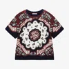 Dolce & Gabbana Fld Dg Colorful Brand-print Cotton-jersey T-shirt 4-12 Years In Red