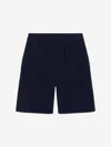 Dolce & Gabbana Logo-embroidered Shorts In Blue