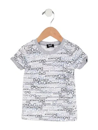 Pre-owned Dolce & Gabbana Babies' Boys Short Sleeve Shirt In White