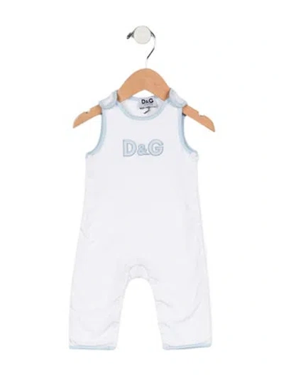 Pre-owned Dolce & Gabbana Babies' Boys Sleeveless One Piece In White