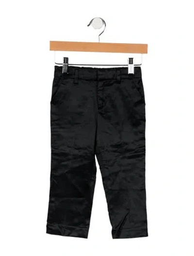 Pre-owned Dolce & Gabbana Babies' Boys Solid Pants In Black