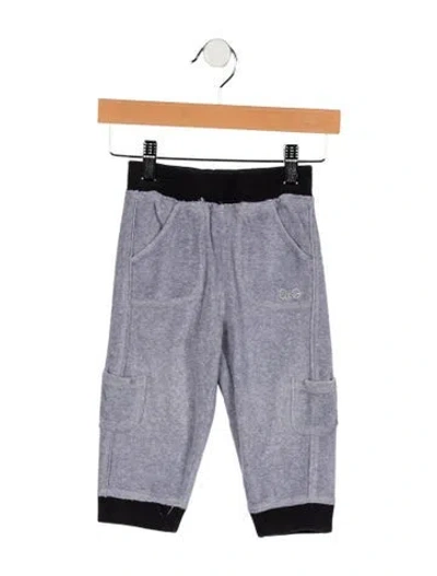 Pre-owned Dolce & Gabbana Babies' Boys Solid Sweatpants In Grey
