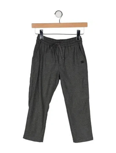 Pre-owned Dolce & Gabbana Babies' Boys' Straight Leg Pants In Gray
