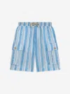 Dolce & Gabbana Boys Striped Cargo Shorts