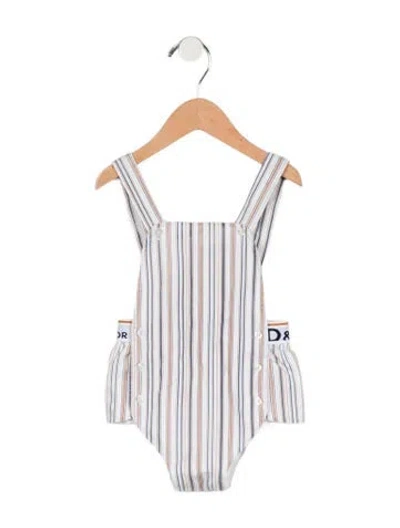 Pre-owned Dolce & Gabbana Babies' Boys Striped One Piece In White
