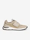 Dolce & Gabbana Boys Suede And Mesh Trainers In Neutral