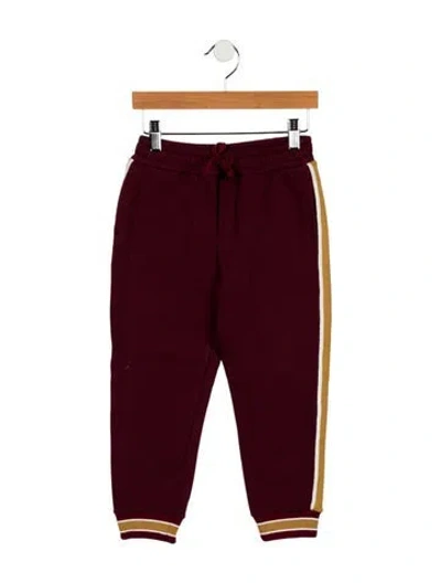 Pre-owned Dolce & Gabbana Babies' Boys' Sweatpants In Burgundy