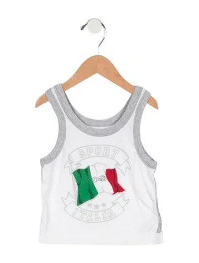 Pre-owned Dolce & Gabbana Babies' Boys Tank Top In White