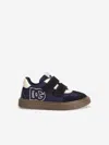 Dolce & Gabbana Canvas Logo Sneakers In Blue