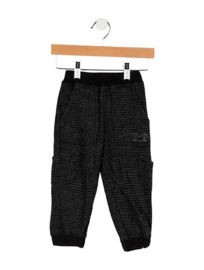 Pre-owned Dolce & Gabbana Babies' Boys' Wool Sweatpants In Grey