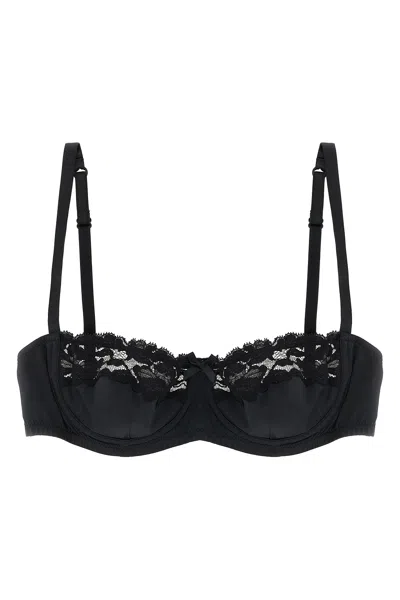 DOLCE & GABBANA BRA IN SILK AND LACE