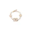 Dolce & Gabbana Elegant Brass And Plastic Women's Bracelet