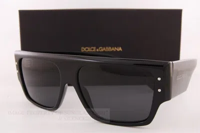 Pre-owned Dolce & Gabbana Brand  Sunglasses Dg 4459 501/87 Black/dark Grey Women In Gray