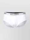 Dolce & Gabbana Brande Bi-pack Stretch Cotton Briefs In White