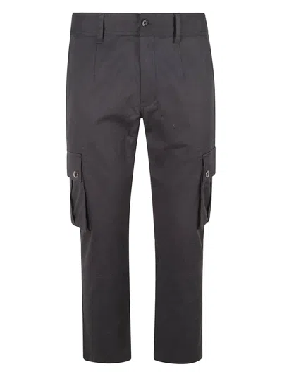 Dolce & Gabbana Branded Tag Cargo Pants In Blue