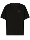 Dolce & Gabbana Logo Plaque Crewneck T-shirt In Black