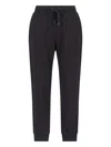 Dolce & Gabbana Black Track Pants With Logo Applied On The Back In Gray