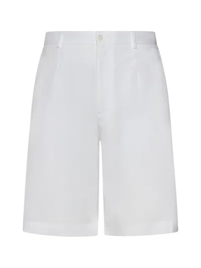 Dolce & Gabbana Branded Tag Shorts In White