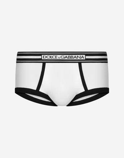 Dolce & Gabbana Logo-waistband Jersey Boxers In ホワイト